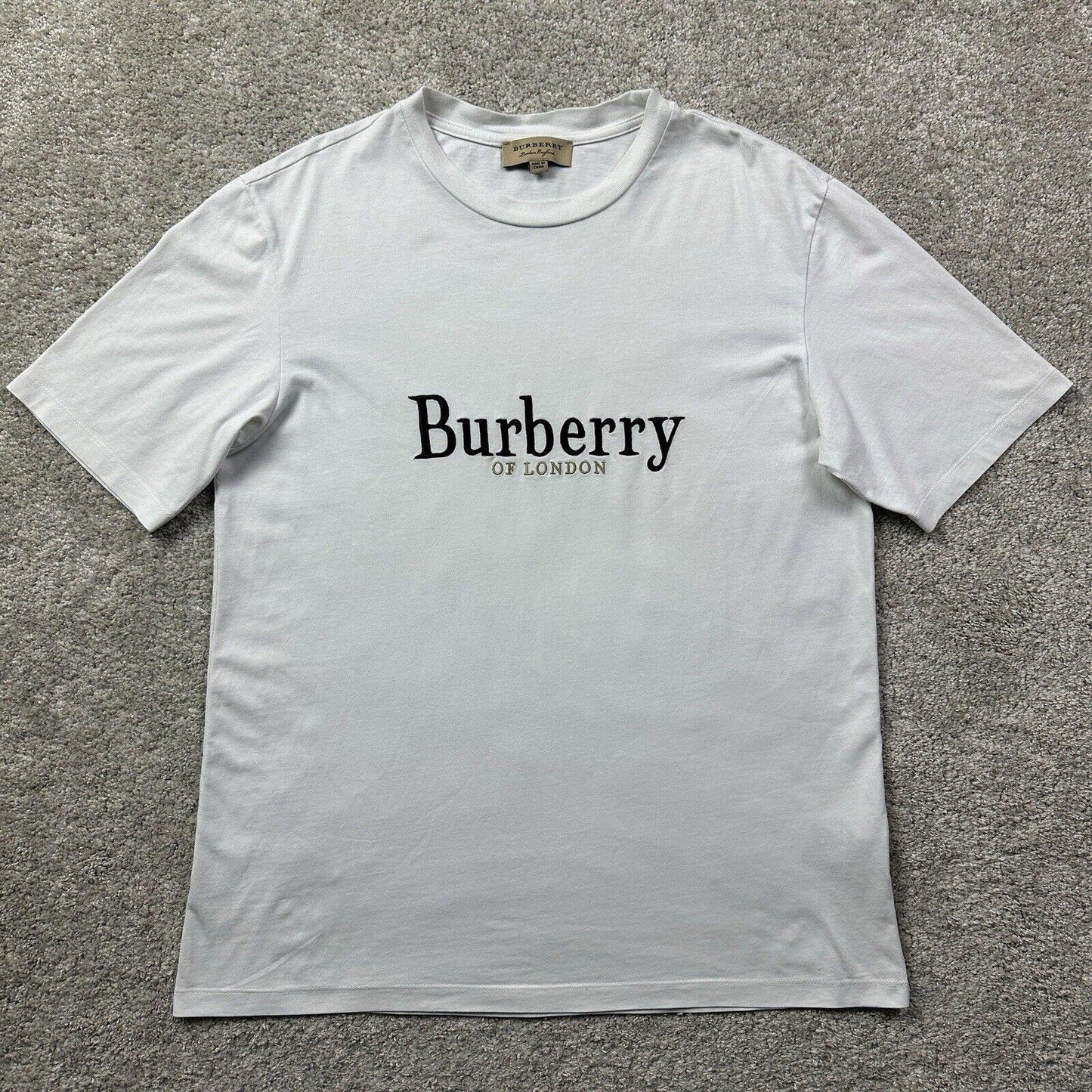 Burberry T-Shirt White - Size S (Fits M)