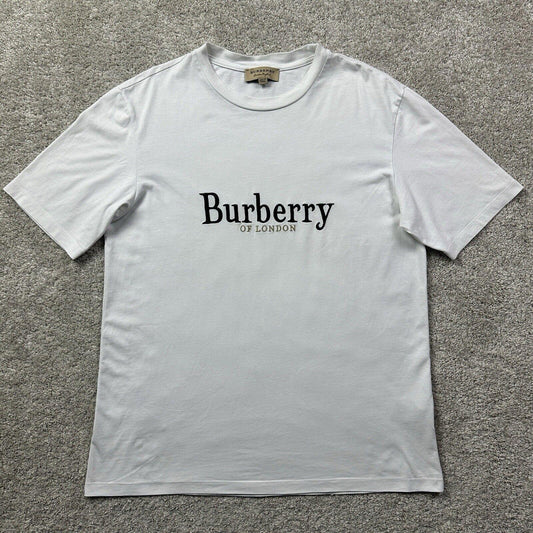 Burberry T-Shirt White - Size S (Fits M)