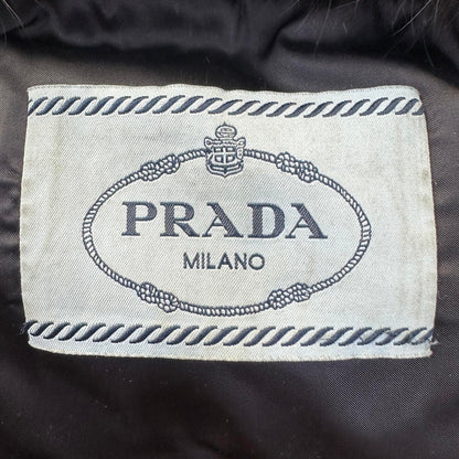 Prada Ladies Puffer Coat Real Fur - Size 40 (S) UK 6/8